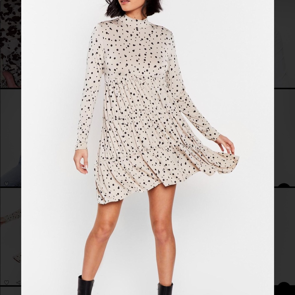 Nasty Gal Spotty Mini Dress